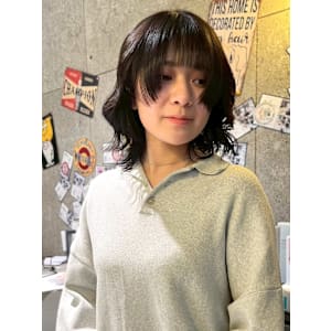 【feliceMICHI 別曽 遥也】顔周りカット 暗髪 