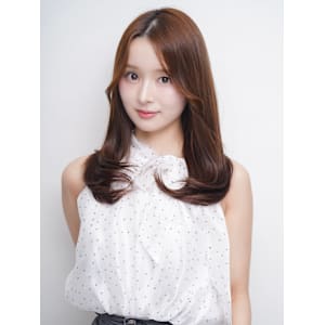 マロンベージュ 髪質改善カラー ダメージレス 艶髪 20代