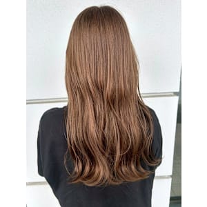 ベージュカラー 明るめ 髪質改善カラー 外国人風 20代