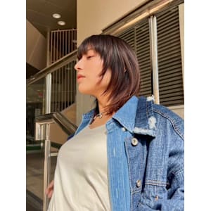 ハッシュカット レイヤーカット 顔周りレイヤー