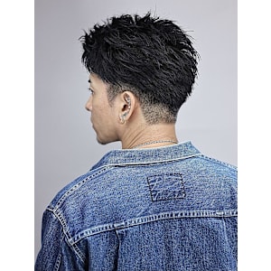 大人短髪パーマ