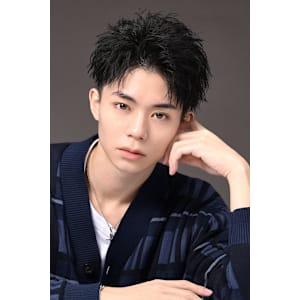 大人かきあげパーマ　