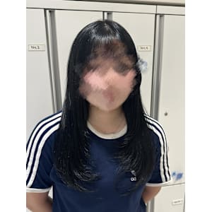 透明感カラー/ブリーチなしWカラー/髪質改善/伊勢原