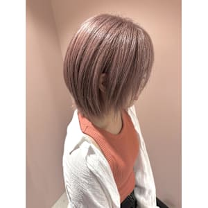 ピンクベージュ/ピンク/ベージュ/ダブルカラー