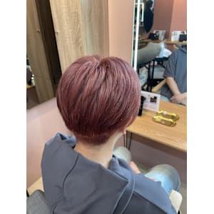 透明感ピンクベージュ