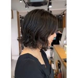 ボブパーマ【イルミナカラー/髪質改善/ショートカット】