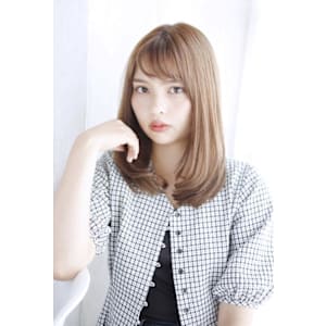 シースルーバングのAラインストレート - hair make nalu 荻窪西口 すずらん通り店【ヘアメイク ナル オギクボニシグチテン スズランドオリテン】掲載中