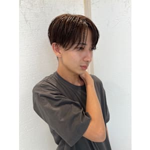 毛流れセンターパート