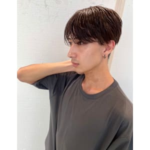 毛流れセンターパート