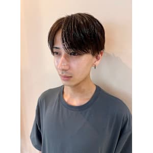 毛流れセンターパート