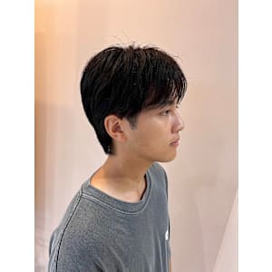 毛流れセンターパート