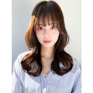 10代20代30代大人かわいい暗髪艶感ヨシンモリくびれミディ