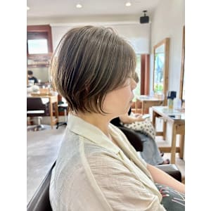 丸みショート/ヘーゼルグレージュ/20代30代40代50代6