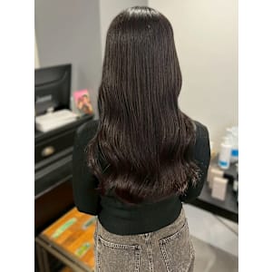 髪質改善　アッシュベージュ 韓国ヘア 艶髪 20代 レイヤー