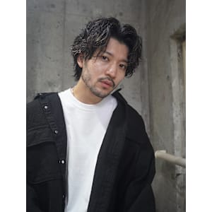 波巻きスパイラルパーマツイストスパイラル無造作パーマ