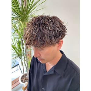 無造作パーマシャドウパーマ無造作マッシュ大人マッシュ