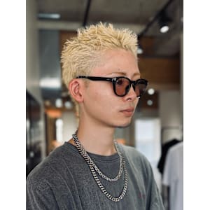 イージードリルハイトーンショートスパイキーショート