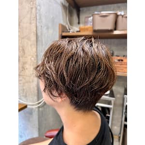 ショート×ゆる巻きパーマ - Lourdes hair design【ルルドヘアーデザイン】掲載中