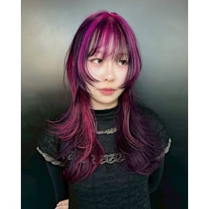 スラッシュカラー　デザインカラー　ケアブリーチ　原宿/表参道