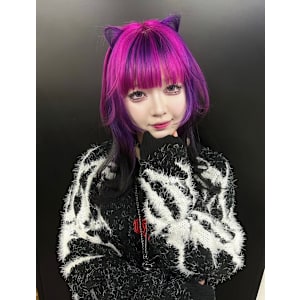 セクションカラー　デザインカラー　ケアブリーチ　原宿/表参道