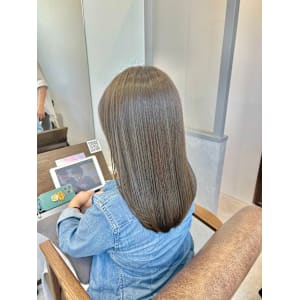 レディース　髪質改善オリーブカラー【辻堂】