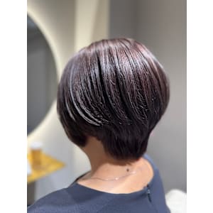 ブルーバイオレット×ショートボブ 『銀座/個室』