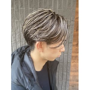 ツーブロック × マッシュショート