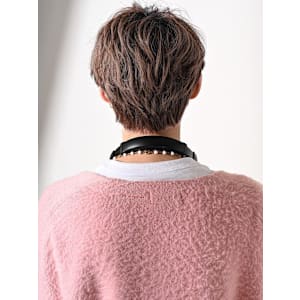 ミルクティーラウンドマッシュショート