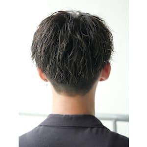 【無造作】ツイスト＋波巻きパーマ