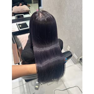 透明感パープルカラー