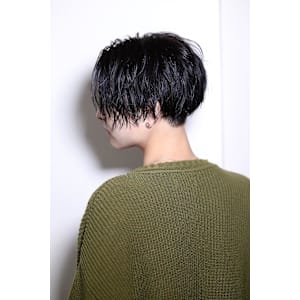 【艶髪】ミディアムセンターパート