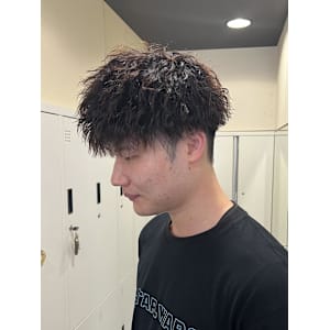 【平山明樹】縦落ちスパイラルパーマ