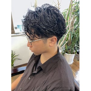 メンズマッシュふわっとパーマ【飯田淳平】Re:ta Hair