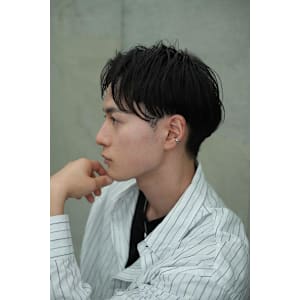 韓国ヘア センターパート?