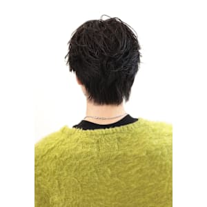 シースルーフェザーショート