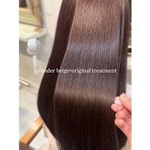 ラベンダーベージュ×髪質改善トリートメント