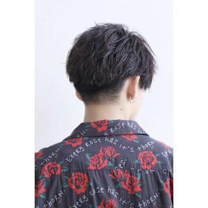 【ツイスパ】ショートセンターパート