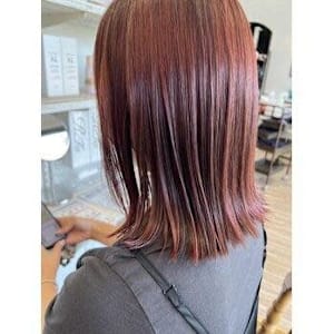 ミディアム／ピンクブラウン