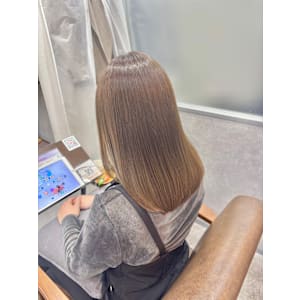 レディース　髪質改善オリーブベージュ【辻堂】