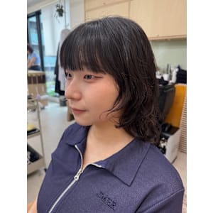 ウルフ×スパイラルパーマ