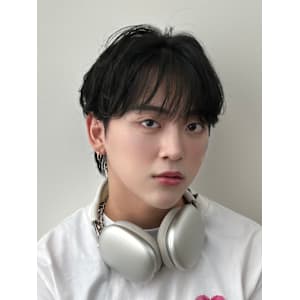 men's/メンズ/ダウンパーマ/黒染め/韓国/ヘッドスパ