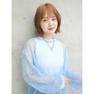 ボブ　ゆるふわ　パーマ