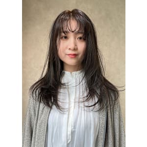 こっくりブラウンと柔らかレイヤーカット♪