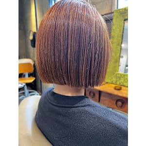 ミニボブ×オレンジベージュ♪