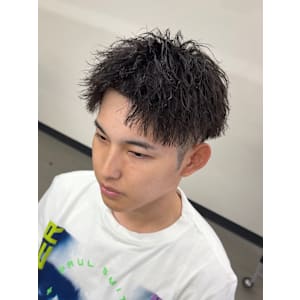 ツイスパ　メンズショート