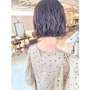 福岡 天神 大名 kchiara × パーマボブ - 福岡 天神 大名 kchiara【キアラ】掲載中