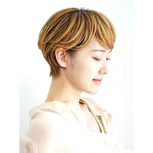 前下がりショート・ボブ/絶壁解消/前髪あり/40代/30代 - INCEPTION  GINZA 銀座【インセプション】掲載中