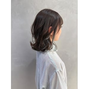 インナーカラー/水色インナーカラー/レイヤースタイル