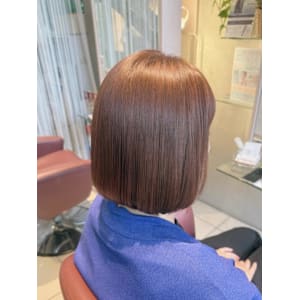 大人可愛いオレンジピンクボブ - EMU international 春日部本店【エムインターナショナル】掲載中