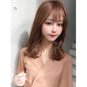 30代40代に人気後れ毛がかわいいくびれヘアシャギーレイヤー